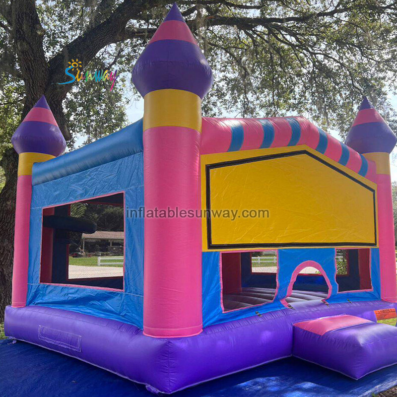 Inflatable bouncy castles